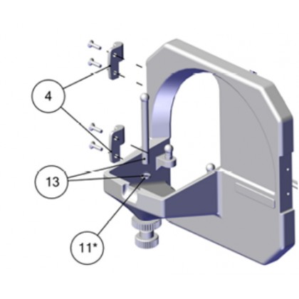 Renfert MT PLUS Model Trimmer Set of joints Part 11 - Inc Door Seal and Table Orings - SPAREPART, 900035711